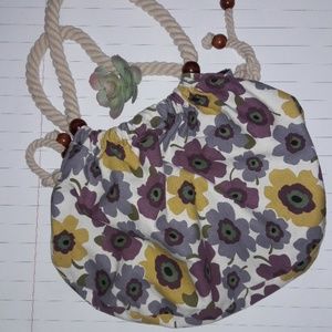 Boho beaded  hobo bag
